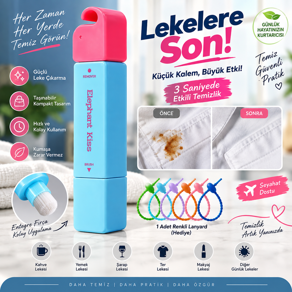 Lekora Leke Çıkarıcı Sihirli Kalem