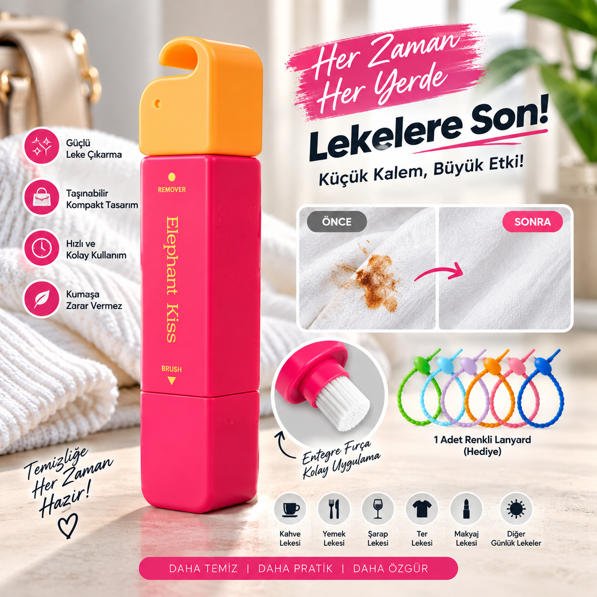 Lekora Leke Çıkarıcı Sihirli Kalem
